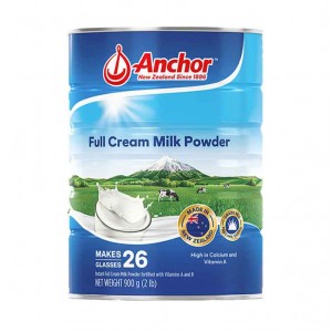 【新西兰直邮：顺丰发货】Anchor  安佳全脂奶粉罐装 900g（6罐包邮）（保质期: 2027年05月）