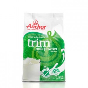 【新西兰直邮：顺丰发货】Anchor 安佳成人脱脂牛奶粉1kg 6袋/箱（保质期: 2027年05月）