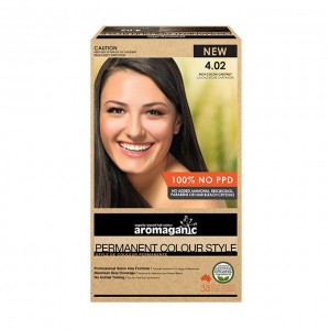 Aromaganic 4.02 纯天然染发膏染发剂 4.02度 超浓可可栗子色