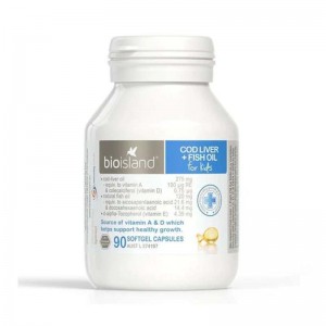Bio Island 儿童鳕鱼肝油 90粒
