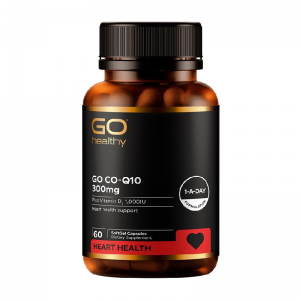 GO Healthy 高之源 300mg辅酶Q10+1,000IU维生素D3 胶囊 60粒