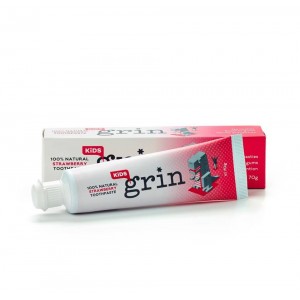 Grin 纯天然儿童牙膏草莓味 70g