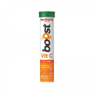 Healtheries 贺寿利 增强抵抗力维生素C泡腾片（橘子味） 20片