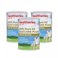 【新西兰直邮包邮】Healtheries 贺寿利成人羊奶粉3罐 450克/罐（保质期至 2028年4月）