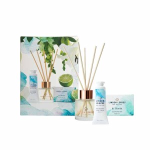 Linden Leaves琳登丽诗香水百合礼品套装（含室内香薰*1+护手霜*1 +洁肤皂*1）