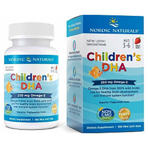 Nordic Natural 挪威小鱼3岁以上儿童DHA咀嚼胶囊 180粒