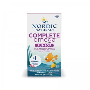 Nordic Natural 挪威小鱼少儿全配比DHA鱼油胶囊 6-12岁 90粒