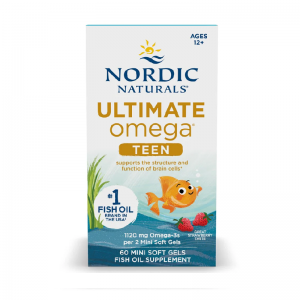 Nordic Natural 挪威小鱼青少年终极版鱼油胶囊 12-18岁 60粒 