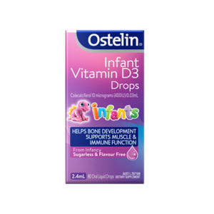 Ostelin  婴幼儿维生素D3滴剂 新无糖滴剂 2.4ml